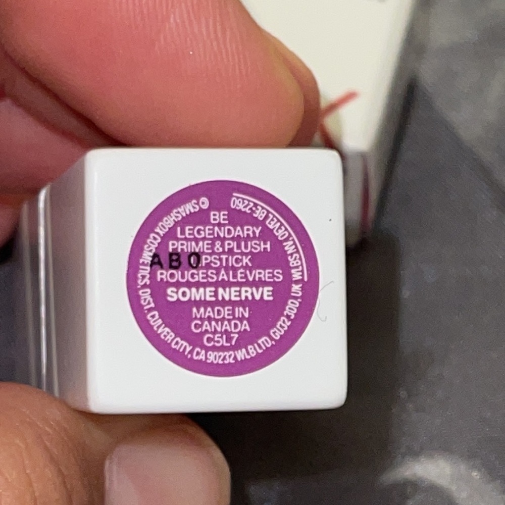 Smashbox be legendary prime + plush lipstick - some nerve - Picture 8 of 8